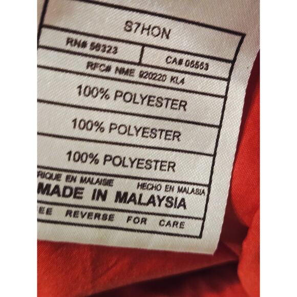 VTG 90s Nike ACG Windbreaker XL Vest Packable Running Hiking Jacket Men Red RARE - Picture 7 of 10